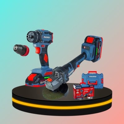 Masaru Combo สว่าน ไขควง คลัช หินเจียร ไร้สาย