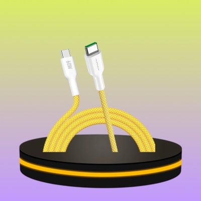 ALPHA·X สายชาร์จเร็ว Type-C สีเหลือง