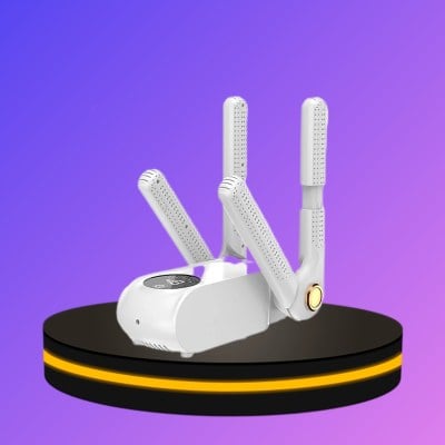 Smart Timeable เครื่องเป่ารองเท้าความร้อน ฆ่าเชื้อและกําจัดกลิ่น 360°