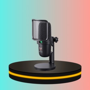 Onikuma Hoko ไมโครโฟนแบบตั้งโต๊ะ สีดำ