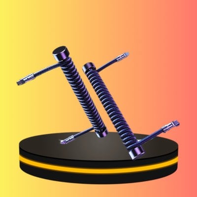 สายเคเบิล รับ - ส่ง ข้อมูล Type-C ความเร็วสูง