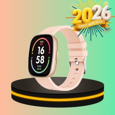 Huafit FOOMLITE Smart Watch กันน้ำ iP67 สีทอง