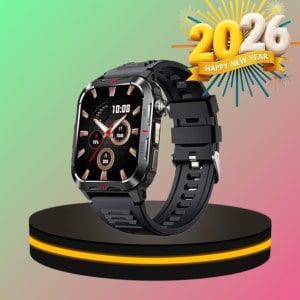 Aolon Tetra S5 นาฬิกาอัจฉริยะ กันน้ำ 1ATM 10 เมตร สีดำ