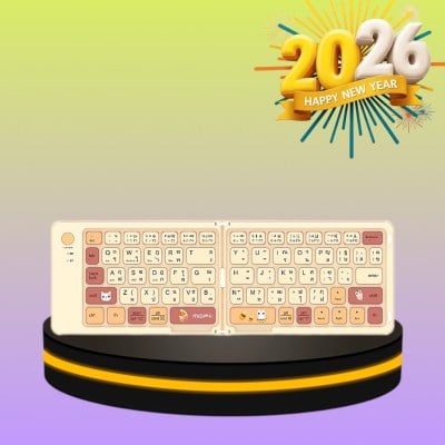 แป้นพิมพ์ แบบพับได้ ชาร์จได้