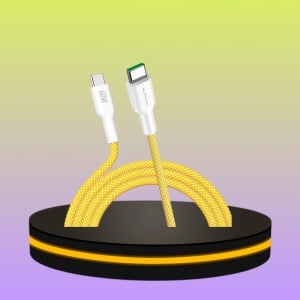 ALPHA·X สายชาร์จเร็ว Type-C สีเหลือง