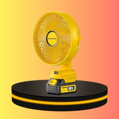 Maybuck Japan พัดลมไร้สาย ขนาด 8 นิ้ว ปรับได้ 2 สปีด