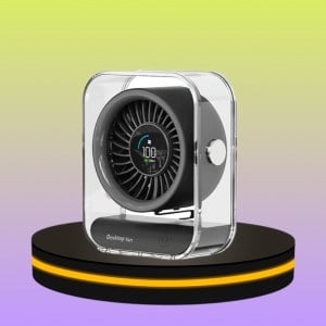 KENTO LITE พัดลมตั้งโต๊ะ ความเร็วสูง ทํางานเงียบ สีดำ