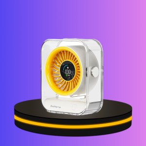 KENTO LITE พัดลมตั้งโต๊ะ ความเร็วสูง ทํางานเงียบ สีเหลือง