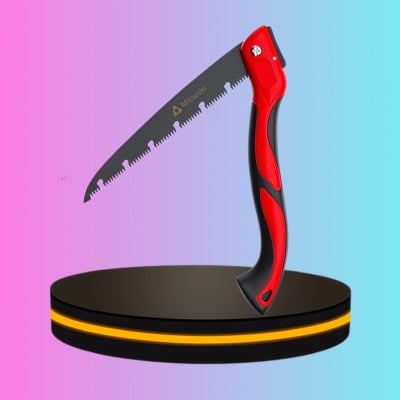 เลื่อยพับ เลื่อยหางหนู มีระบบเซฟตี้ ไม่เป็นสนิม