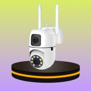 กล้องวงจรปิดเลนส์คู่ WiFi Full HD ภาพสี ตรวจจับ และส่งสัญญาณเตือน