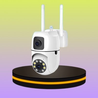 กล้องวงจรปิดเลนส์คู่ WiFi Full HD ภาพสี ตรวจจับ และส่งสัญญาณเตือน