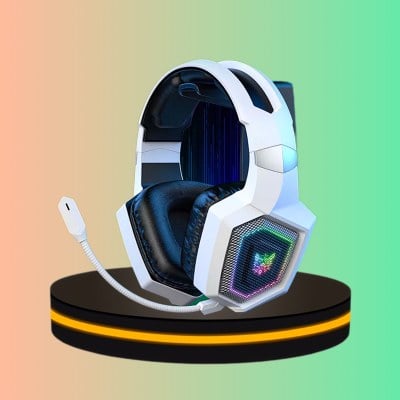 Onikuma GT806 หูฟังเกมมิ่ง 3 โหมด สีขาว