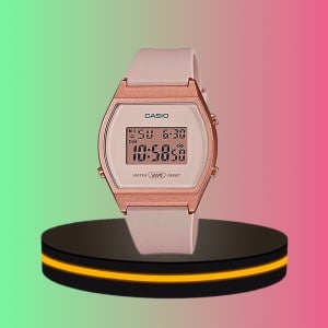 CASIO นาฬิกาข้อมือ สีชมพู