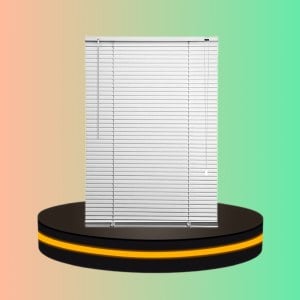 มู่ลี่ ขนาด 120 x 160 cm. สีเทา