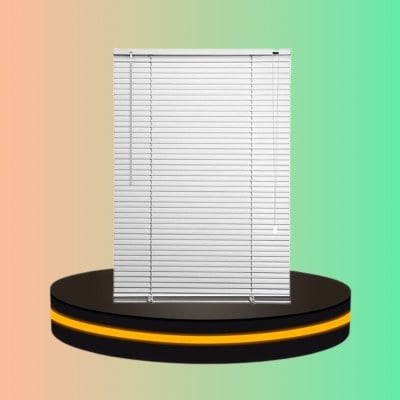 มู่ลี่ ขนาด 120 x 160 cm. สีเทา