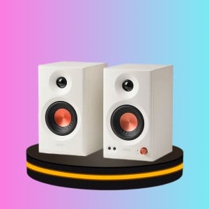 Edifier MR3 ลำโพงมอนิเตอร์ 36W Hi-Res Audio Bluetooth 5.4 พร้อมเอาต์พุตหูฟัง สีขาว