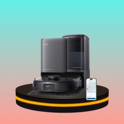 หุ่นยนต์ดูดฝุ่น พร้อมแปรง HydroJet™ ป้องกันเส้นผมพัน ขนาด 20000pa