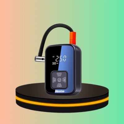 เครื่องปั๊มลม เติมลมยางรถ ฯลฯ มัลติฟังก์ชั่น แบบพกพา