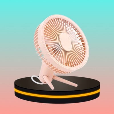 Nikko พัดลมตั้งโต๊ะ สีชมพู