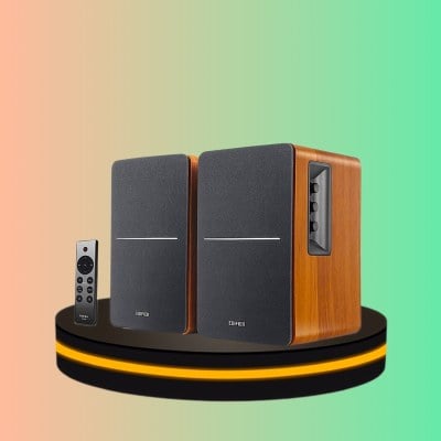 Edifier ลำโพงบลูทูธ สำน้ำตาล คลาสสิก