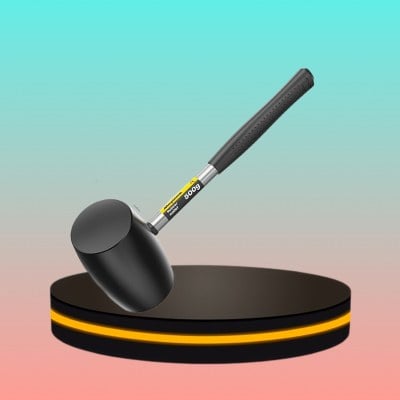 ค้อนยาง ด้ามไฟเบอร์ 500 กรัม