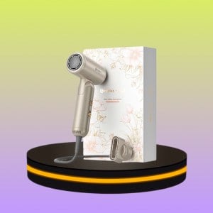 Simplus SnapSonic ไดร์เป่าผมพกพา พับได้ เบา 283 กรัม เป่าแห้งไว สีเทาทอง