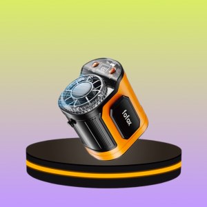 พัดลมเหน็บเอว ขนาด 10000mAh สีส้ม