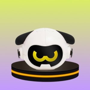 พัดลม Pudding พัดลมแขวนคอแบบไร้ใบพัด พกพาสะดวก สีขาว