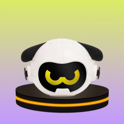 พัดลม Pudding พัดลมแขวนคอแบบไร้ใบพัด พกพาสะดวก สีขาว