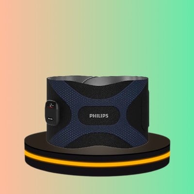 Philips เข็มขัดนวดเอว Abdominal Massage Belt สลายไขมัน ประคบร้อน