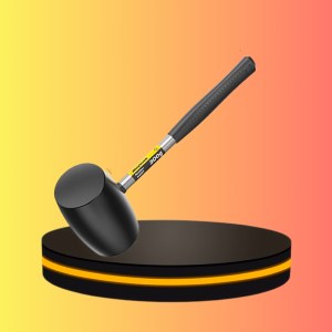 ค้อนยาง ด้ามไฟเบอร์ 300 กรัม