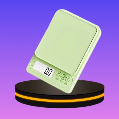 เครื่องชั่งดิจิตอล หน้าจอ LCD ทนทาน ความแม่นยำสูง สีเขียว