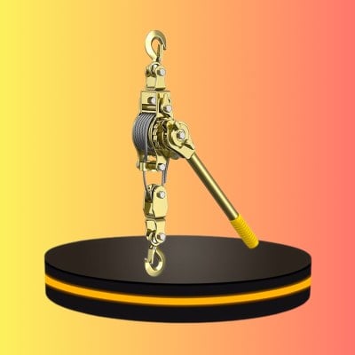 รอกสลิงดึงสายไฟ แบบใช้มือโยก รับน้ำหนักดึง 3 ตัน