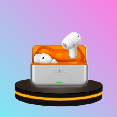 realme Buds T500 Pro หูฟังไร้สาย กันน้ำระดับ iP55 บลูทูธ 6.1 สีส้ม