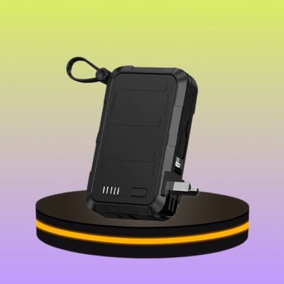 iMI powerbank 20000mah พร้อมปลั๊คในตัว สีดำ