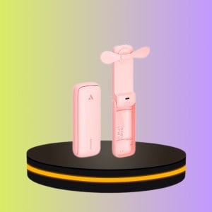 Aecooly Pocket 01 พัดลมมือถือ ความจุ 2000mAh สีชมพู
