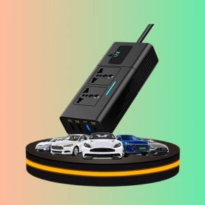 ปลั๊กไฟ ใช้ในรถยนต์ 6 IN 1 Fast Charging 200W