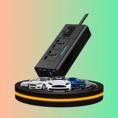 ปลั๊กไฟ ใช้ในรถยนต์ 6 IN 1 Fast Charging 200W