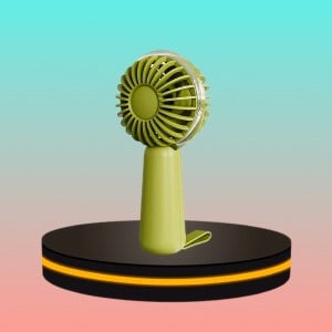 ACMIC พัดลมพกพา Mini Turbo Fan แบตเตอรี่ 1200mAh น้ำหนักเบา พกพาง่าย ปรับความแรง 3 ระดับ สีเขียว