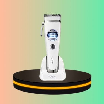 Professional Hair Clipper ปัตตาเลี่ยน สีขาว