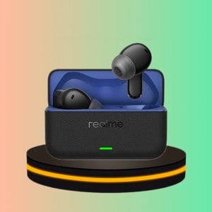 realme Buds T500 Pro หูฟังไร้สาย กันน้ำระดับ iP55 บลูทูธ 6.1 สีดำ