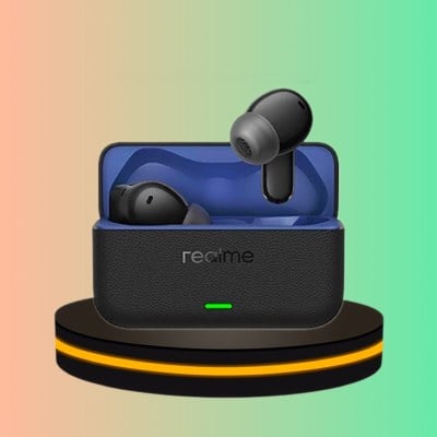 realme Buds T500 Pro หูฟังไร้สาย กันน้ำระดับ iP55 บลูทูธ 6.1 สีดำ