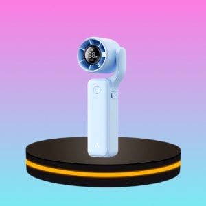 Aecooly พัดลมมือถือ Air Gimbal ความจุ 3500mAh สีฟ้า