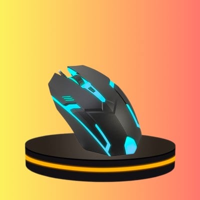 BASIKE เมาส์เกมมิ่ง พร้อมไฟ LED
