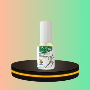 สเปรย์ยาน้ำมันนวดผสมไพล สูตรเย็น สมุนไพรวังพรม 30 ml.