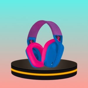 Logitech G435 หูฟังเกมมิ่ง ไร้สายเบาพิเศษ สี Blue & Raspberry