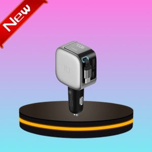 [ ใหม่ ] CUKTECH Car Charger หัวชาร์จในรถ 100W Max พร้อมสายชาร์จ USB-C ยาว 70 ซม.