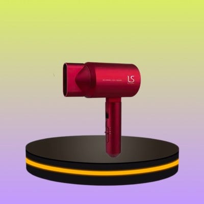 Lesasha ไดร์เป่าผม 1200W HAIR DRYER ไม่ทำร้ายเส้นผม สีแดง