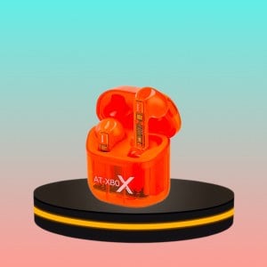 AIWA AT-X80X หูฟังไร้สายแบบอินเอียร์ กันน้ำระดับ IPX5 สีส้ม