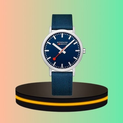 Mondaine CLASSIC Watch สี Deepest Blue